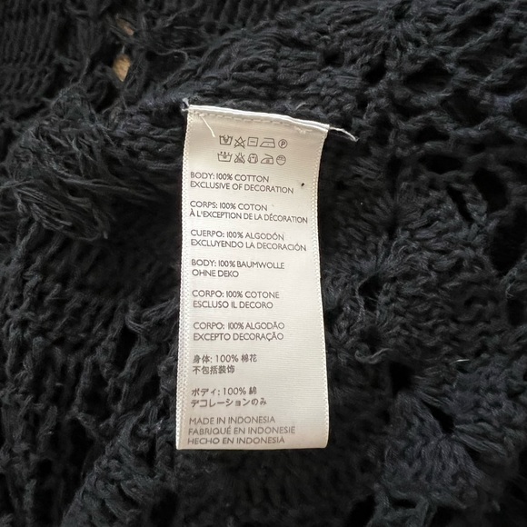 Cleobella Crochet Black Tank Mini Dress NWOT - Picture 8 of 8